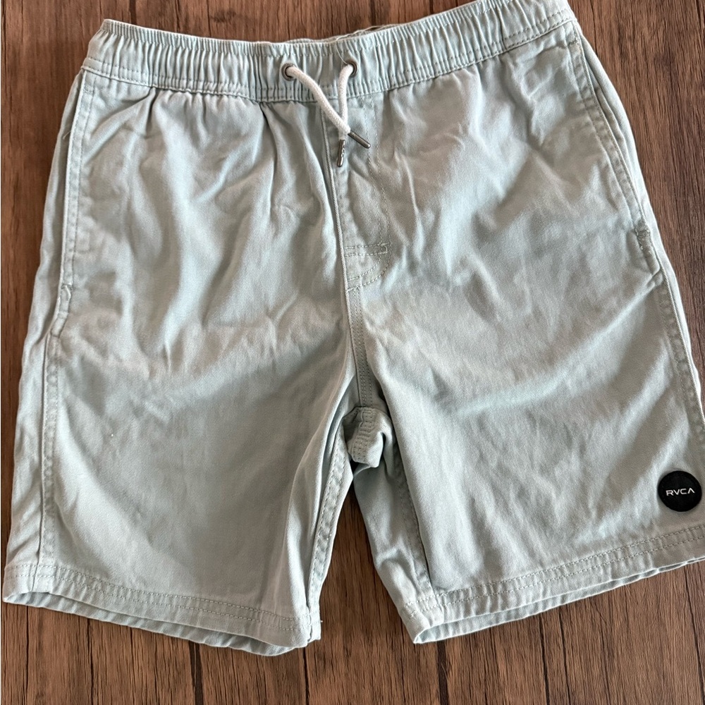 RVCA Youth Light Seafoam Green Swim Board Shorts